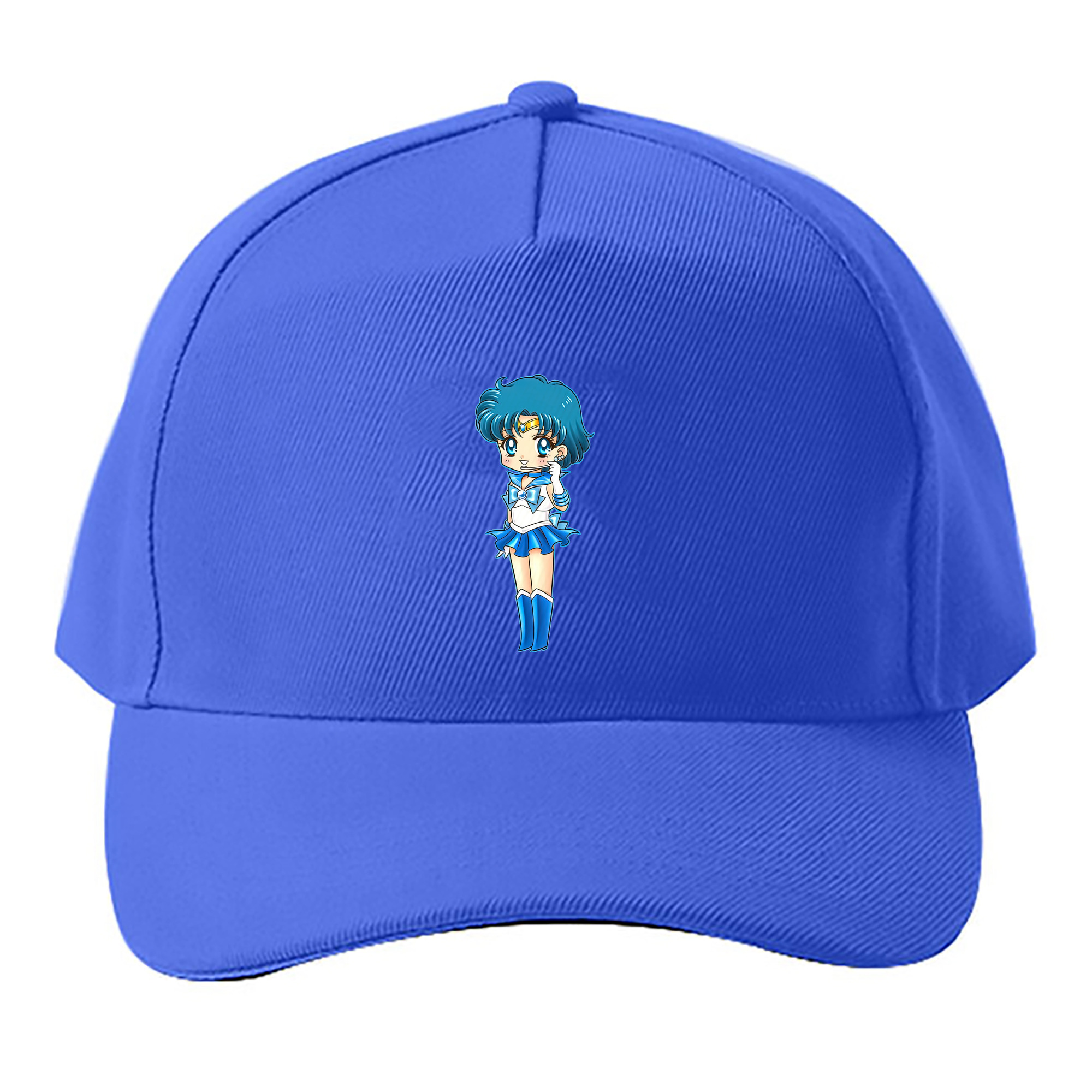 （画像用） 美少女戦士セーラームーン 水野 亜美 みずの あみ Sailor Moon Mizuno Ami ベースボールキャップ 綿100％ 男女兼用 帽子 スポーツ